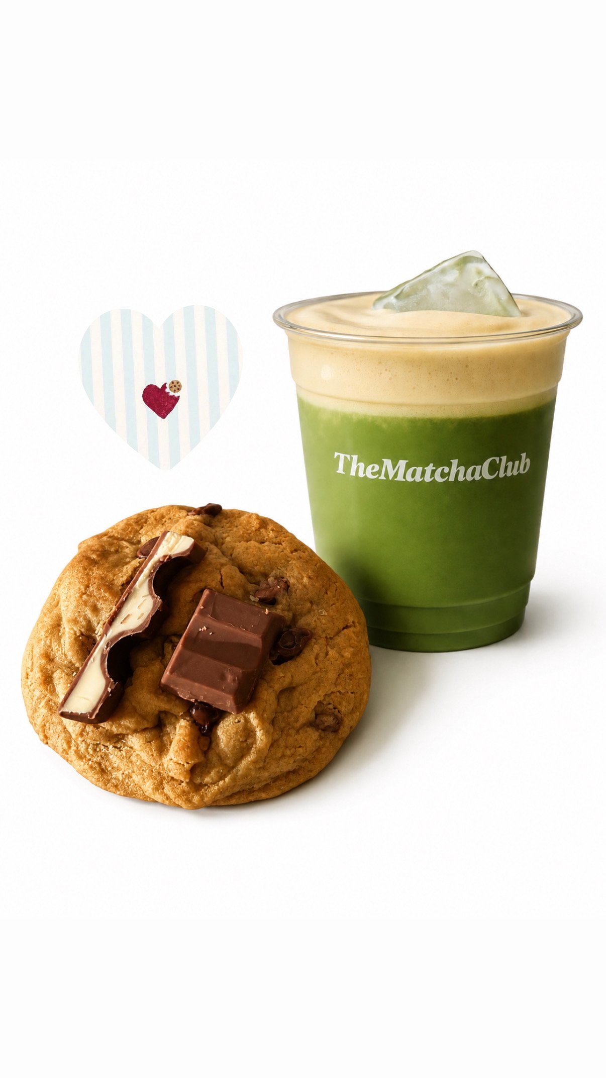 Salted vanilla Latte + Kinder cookies